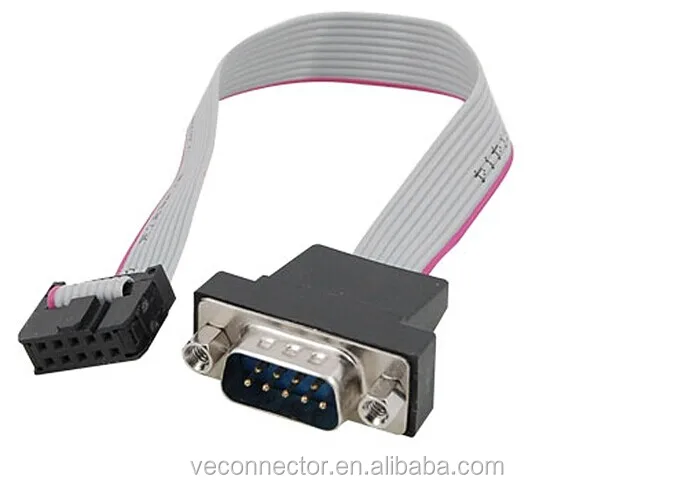 Ленточный кабель DB9 для гибкого кабеля IDC 2*5P