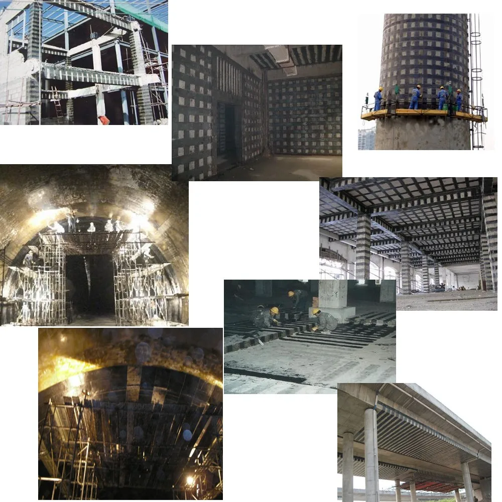 Carbon fiber for construction 200/300/600gsm / strengthening/ 4315 Mpa ASTM Standard/Unidirection