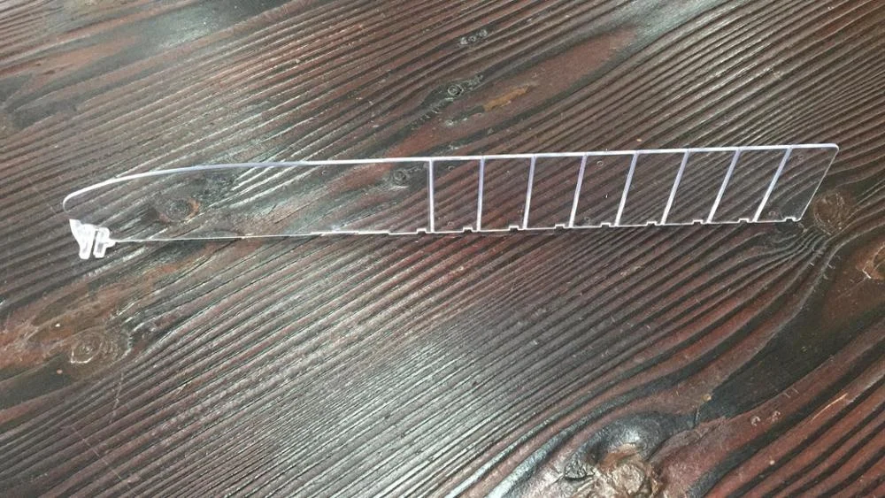 Plastic shelf  divider for supermarket and stores