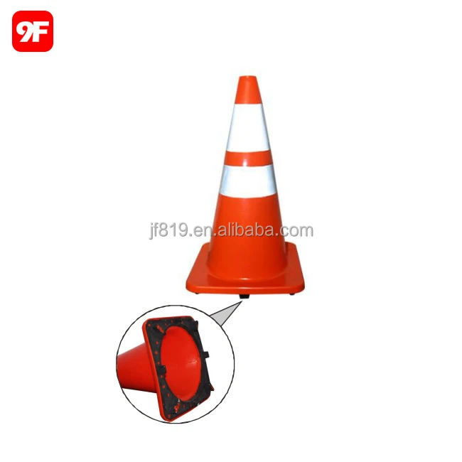 Flowing base mini traffic cone safety cones