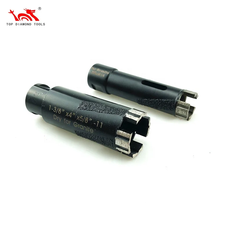 Dry Used Turbo Diamond Core Drill Bits For Drilling Granite