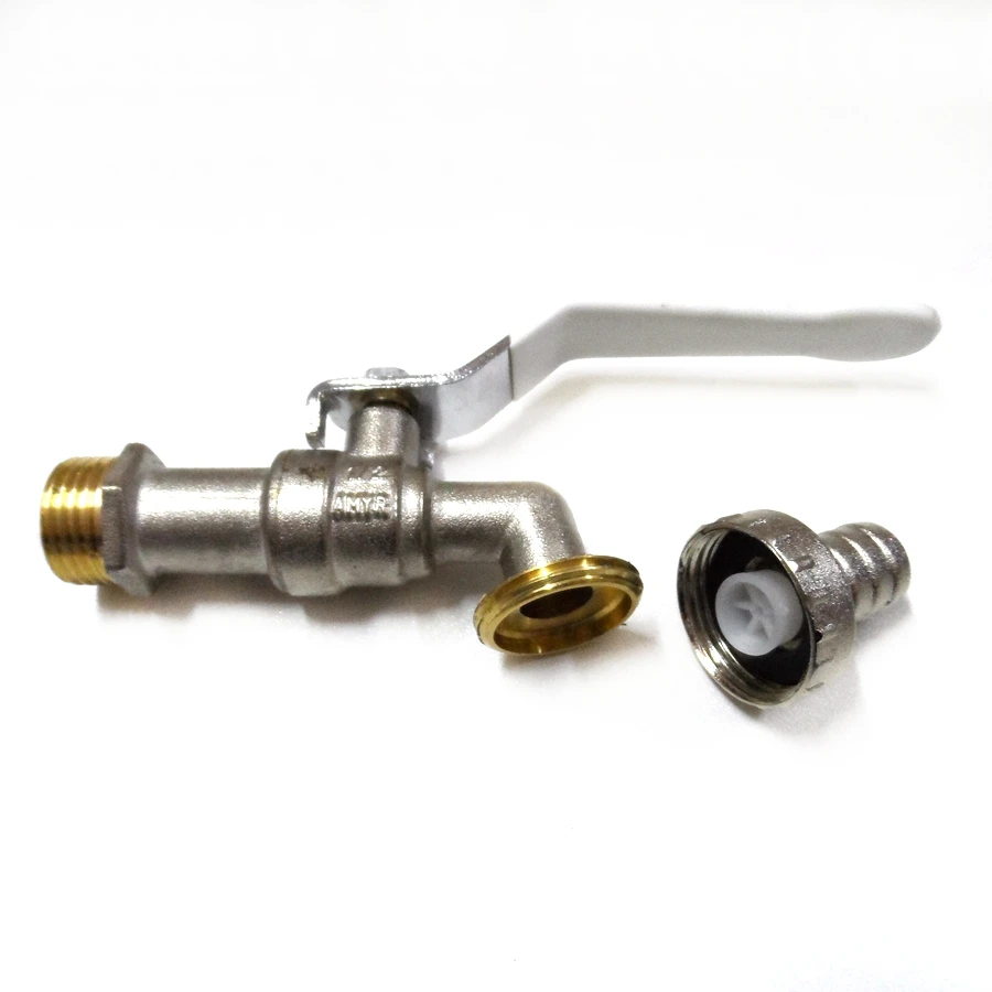 Лидер продаж, кран 1/2 дюйма, цинковая ручка, пластиковый разъем, латунные краны Bibcock, Цинковый высококачественный кухонный кран