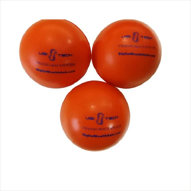 Custom Printed PU Anti Stress Ball Promotional Quick Rising PU Ball Advertising Ball Toys