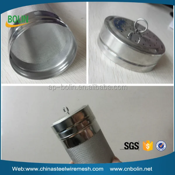 In stock 300 micron stainless steel homebrew hop basket strainer
