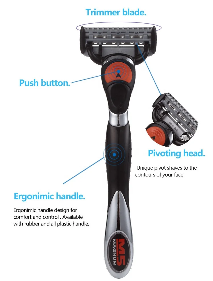 
Magnum 5 USA System Razor 5 Blade Razor 