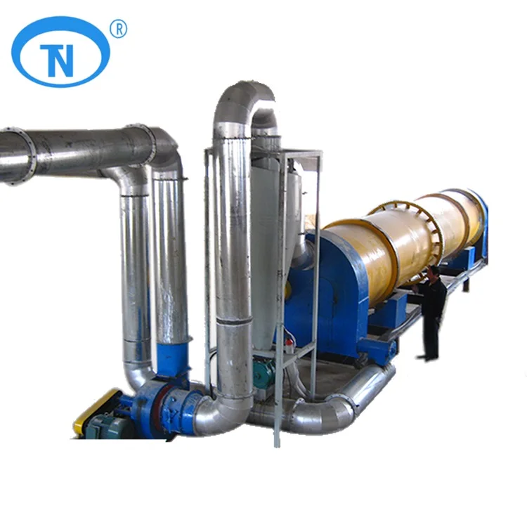 CE Factory price hot air tube dry rotary drum dryer