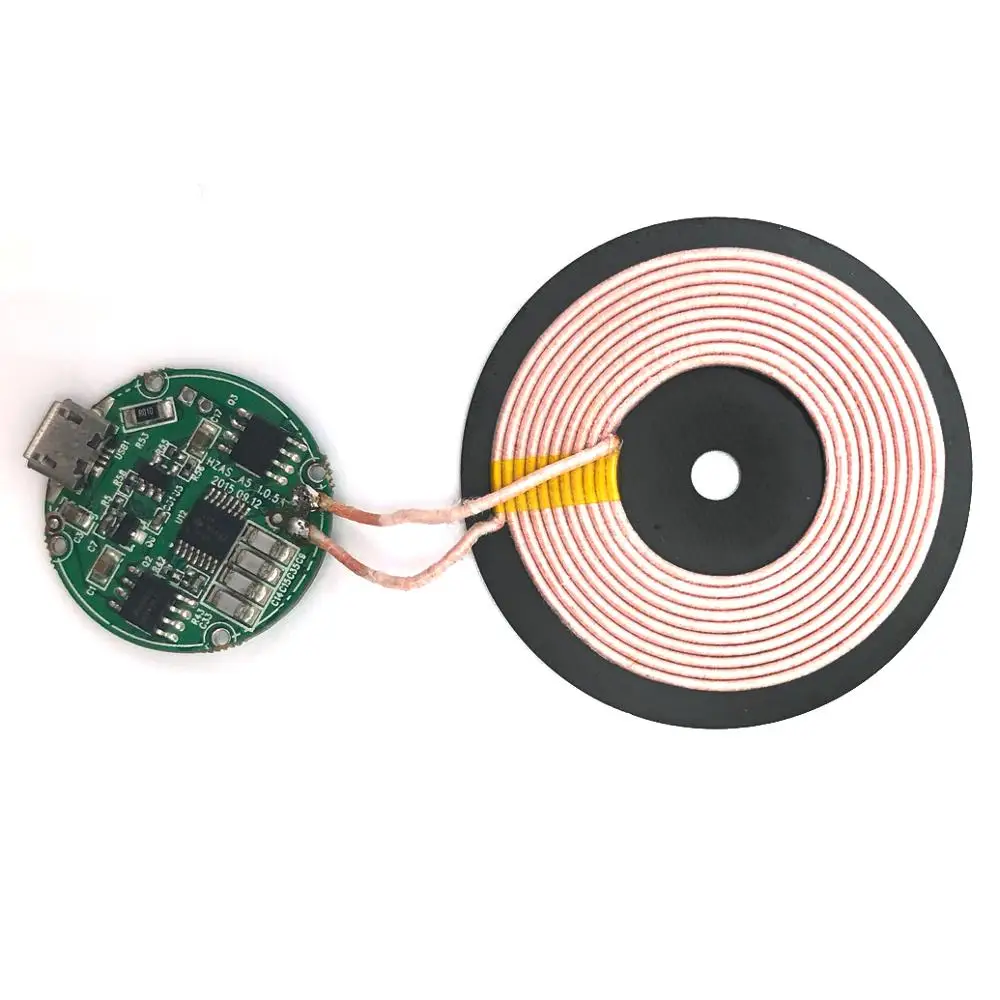 Модуль быстрой беспроводной зарядки 10 Вт/7 5 Вт/5 Вт Беспроводная зарядка PCB Заводская поставка принимаем OEM
