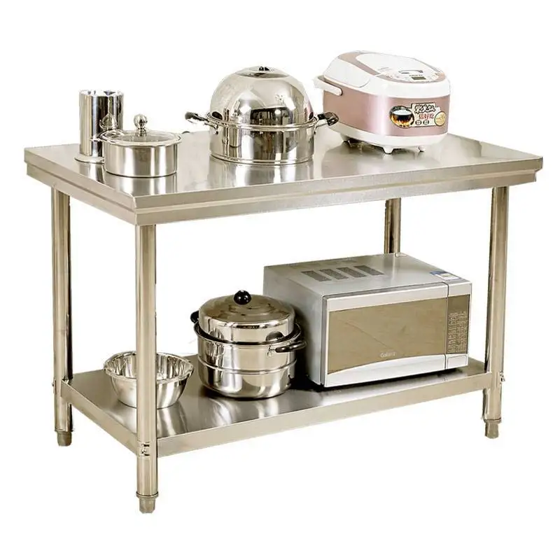 Restaurant Portable Stainless Steel Work Table with Under Shelf