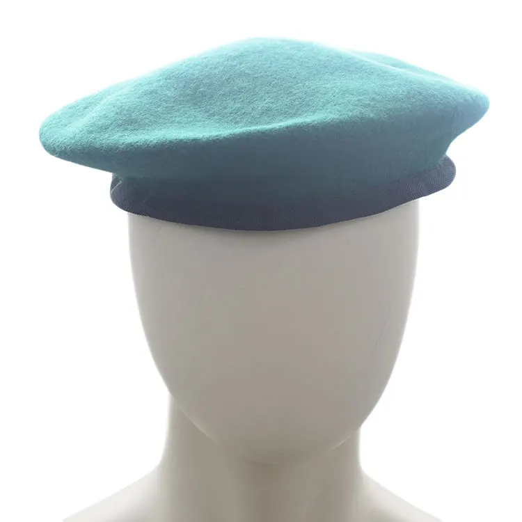 
Custom Embroidery Wholesale Wool Felt Beret Cap 