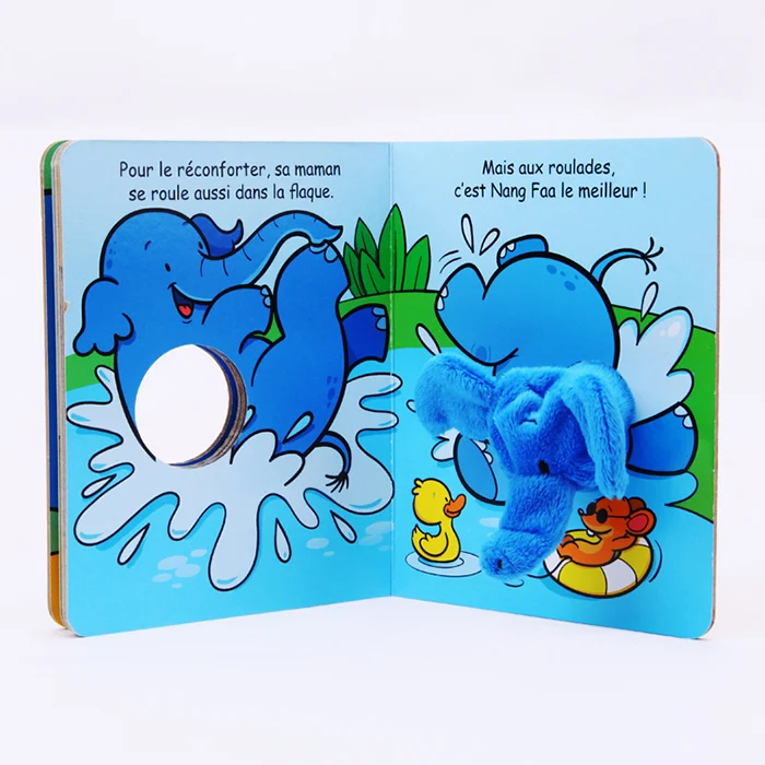 INTERWELL LK217 Пользовательские Печатные Дети История Пальцем Кукольный Совета Книг