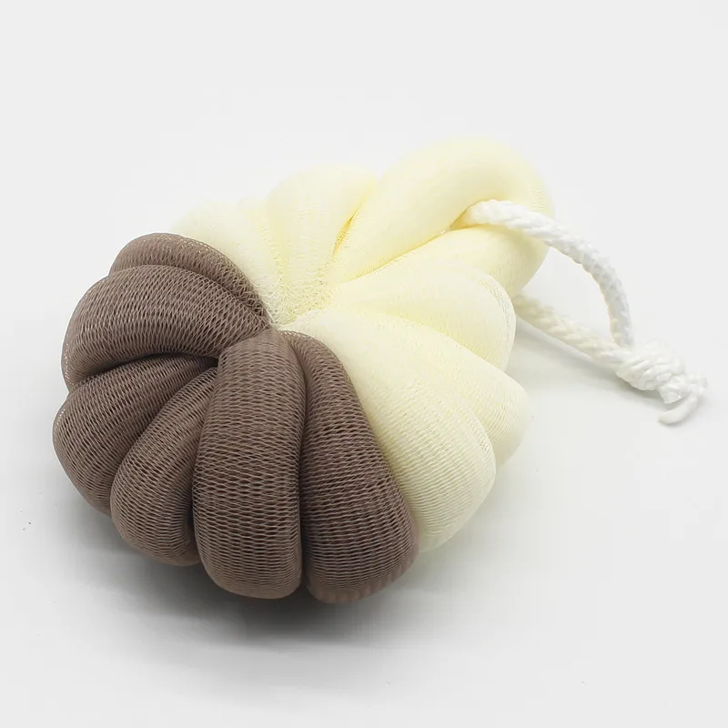 2022 bathroom supplies accessories flower mesh / net bath shower sponge ball manufacture