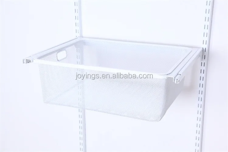 Adjustable Closet Organizer System Steel Frame Space Saving Closet Storage Wardrobe System