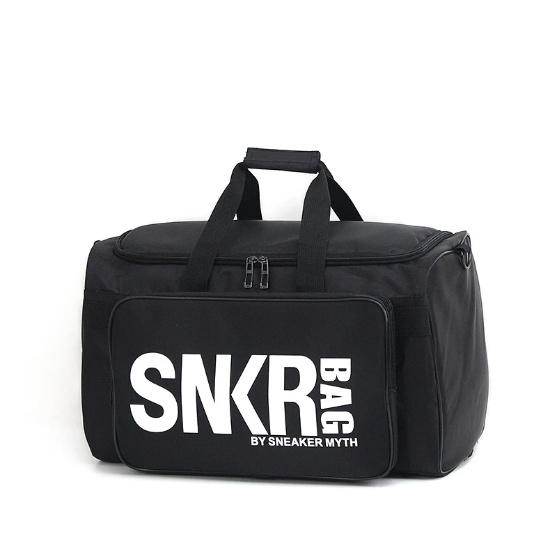 
Sports Travel Gym Bag Waterproof Sneaker Duffle Bag With Adjustable Shelves for Independently Shoes Basketball 