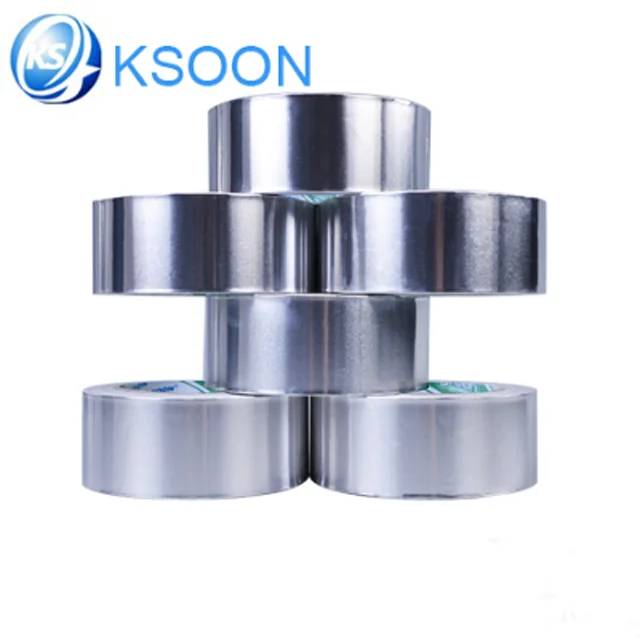 Heat resistant aluminum foil tape for refrigerator and freezer