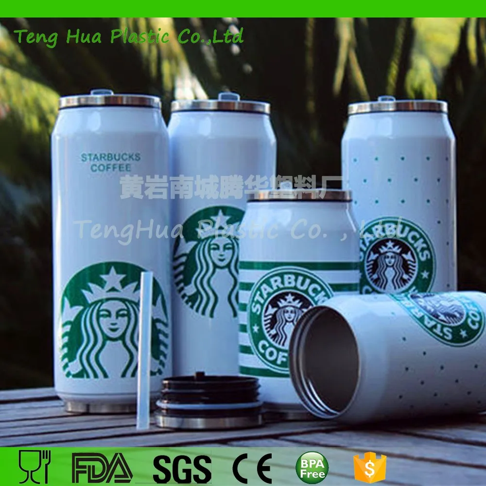 2016 новые продукты 304 из нержавеющей стали вакуум чашки / модно чашки Starbucks вакуумной присоской термос