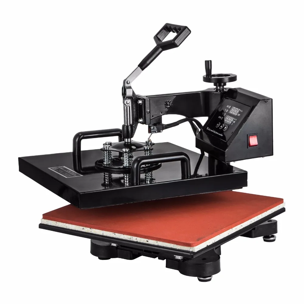 
5 in 1 Digital Heat Press Machine Multifunctional Transfer Sublimation for T-Shirt Mug Cup Hat Cap 15