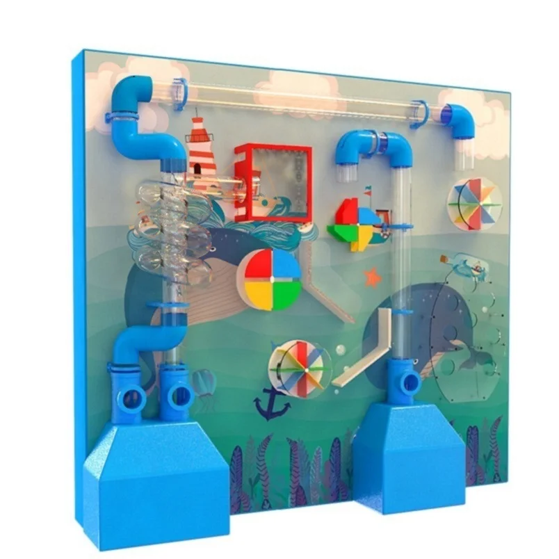 play game machine ball interactive science wall game children