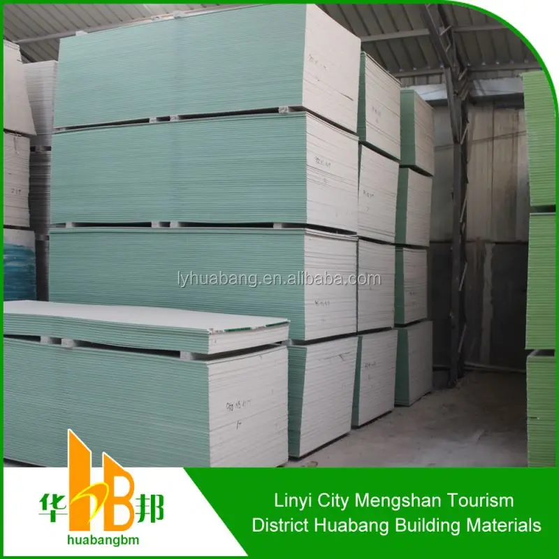 Звуконепроницаемая Водонепроницаемая гипсокартонная внутренняя специальная влагостойкая гипсокартонная доска