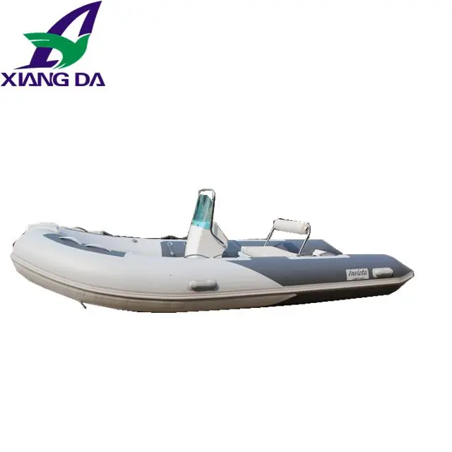 Rigid  Inflatable Fiberglass  Rib boat with outboard motor