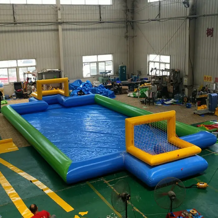 10 years factory directly sell inflatable soccer ball pitch inflatable football field soccer training equipment set