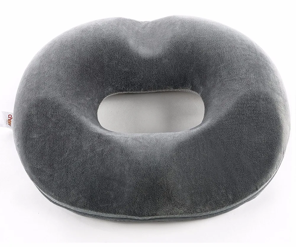 Donut Tailbone Pillow Hemorrhoid Cushion for Prostate Relief, Pregnancy Pain, Pressure Sores