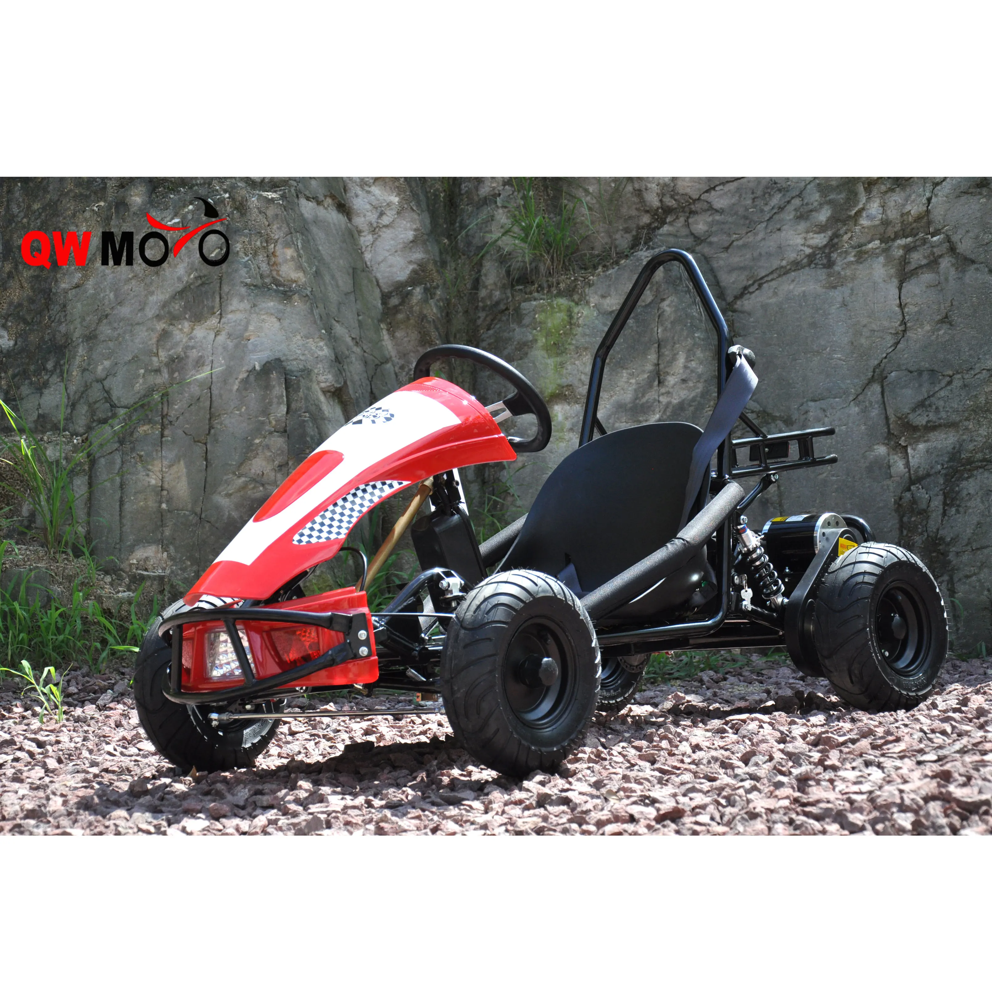 Electric Mini Go Kart quad bike 500w/800w Go Kart QWMOTO