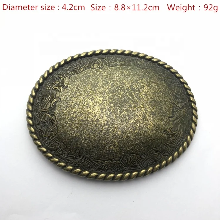 zinc alloy belt buckle custom metal western belt buckle Engraved pattern blank buckle