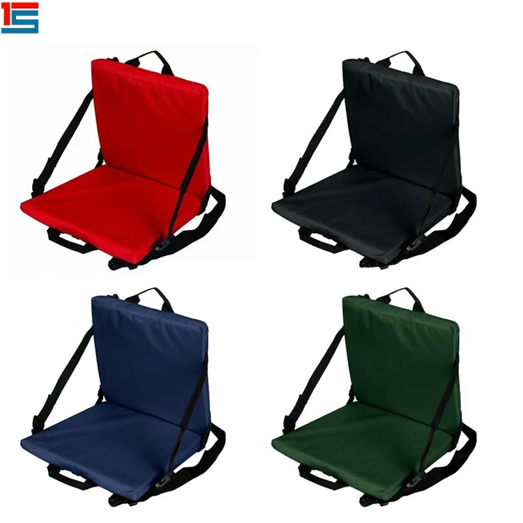 
Wholesale outdoor seat cushion folding stadium chair back seats 