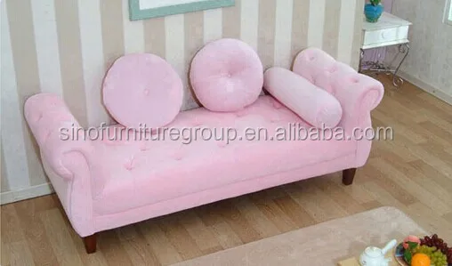 Made from SinoFur Best sale pink sofa bed