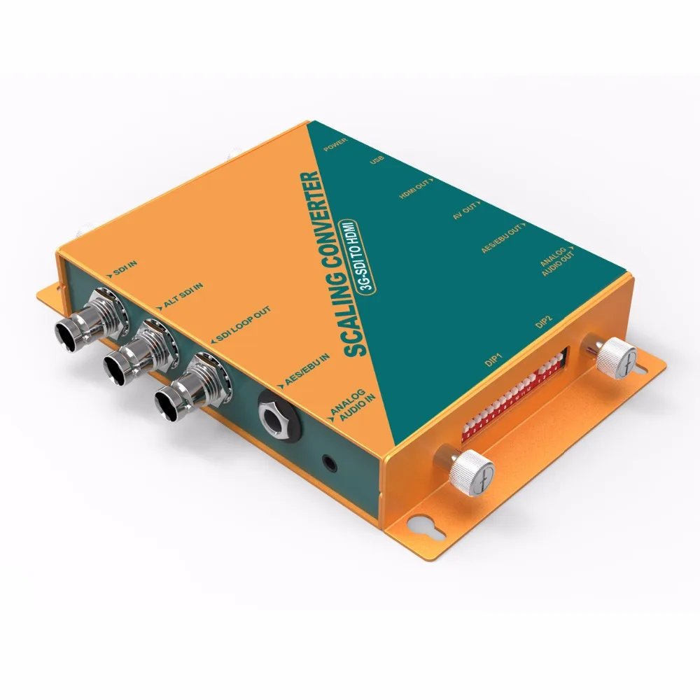 3G-SDI to HDM I & AV Scaling Converter Support SD/HD/3G-SDI/ AES/EBU/Analog Audio In&out