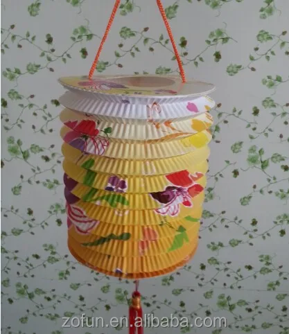 
DIY kids paper organ lantern 