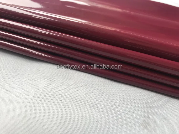 global leather manufacturer mirror leather for clothes