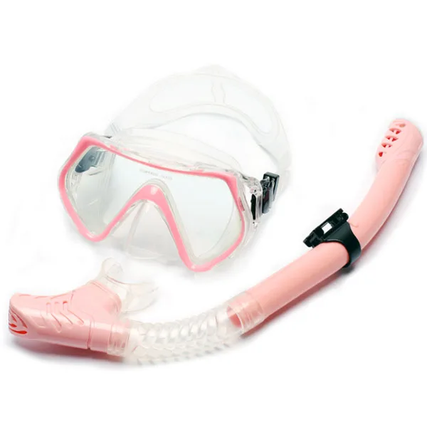 Tempered Lens Diving Mask Anti-fog Waterproof Snorkel Set