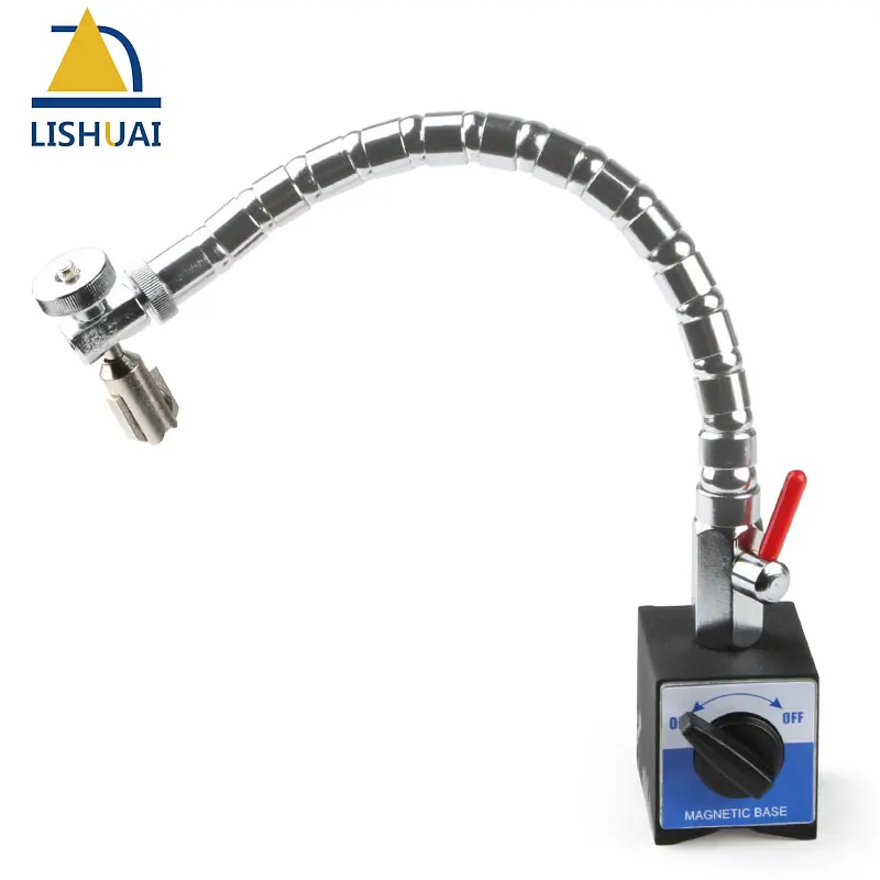 LISHUAI 80KG Magnetic Base Holder Stand with Flexible Arm for Dial Indicator Test WCU series