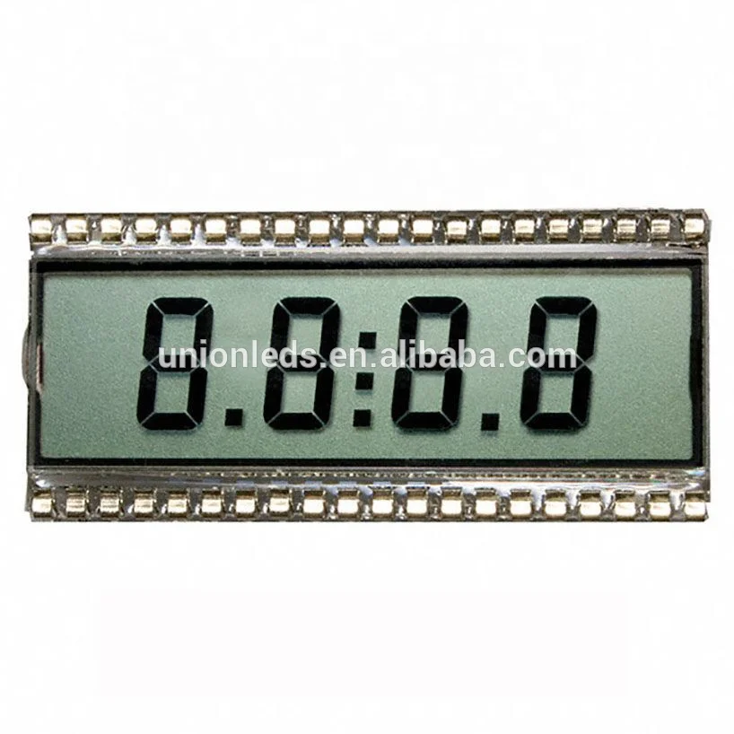 4 Digit 7 segment small custom size LCD Display TN Type Screen