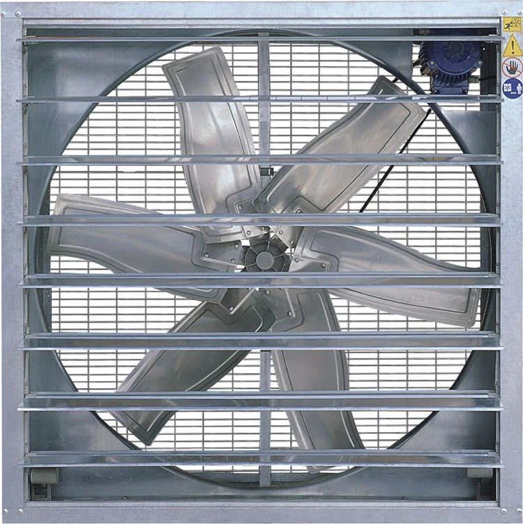 Exhaust ventilation fan for greenhouse Belt-driven
