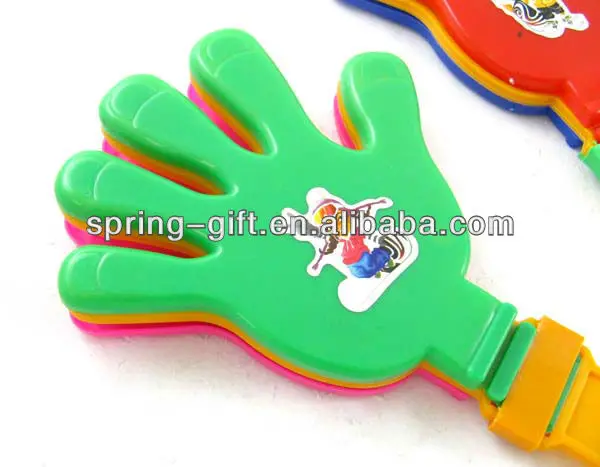 Large Size Plastic Noise Maker Party Cheering Clapper  Sport Game Fans Toy Palm Clappers Led Hand Clappers