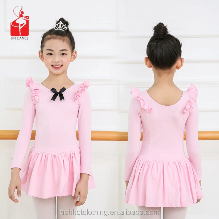 Hot Fashionable  Wholesale Cheap Tulle Chiffon Long Sleeves Training Dance Wear Skirt Tutu Ballet