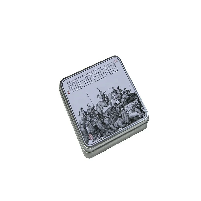 Factory Promotion wholesale custom print vintage nostalgic metal tin square tins boxes