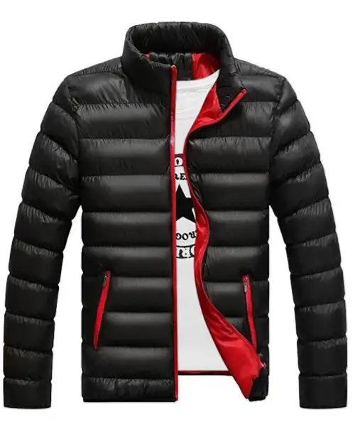 Мужская стеганая куртка с хлопковой подкладкой в стиле