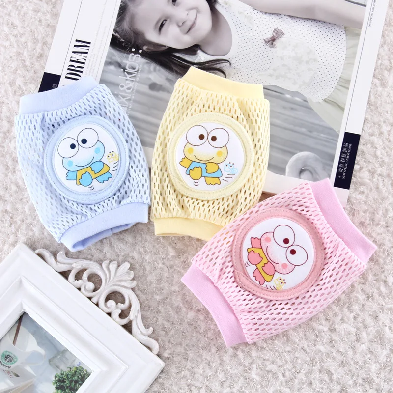 Toddler Safety Knee Pad Baby Animal Mesh Sock Elbow Pads Kid Baby Crawl Kneecaps Baby Leg
