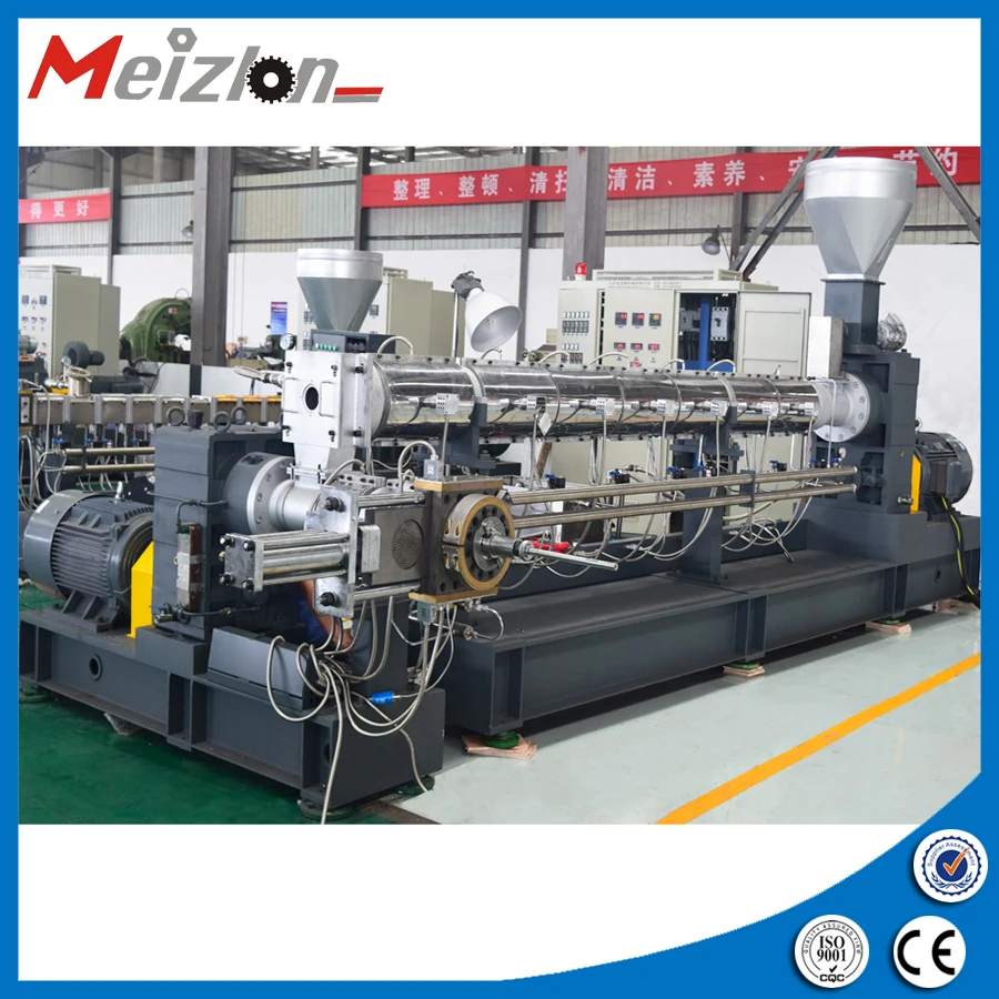 Recycling waste plastic bottles and bags single screw extruder plastic granules making machine from factory