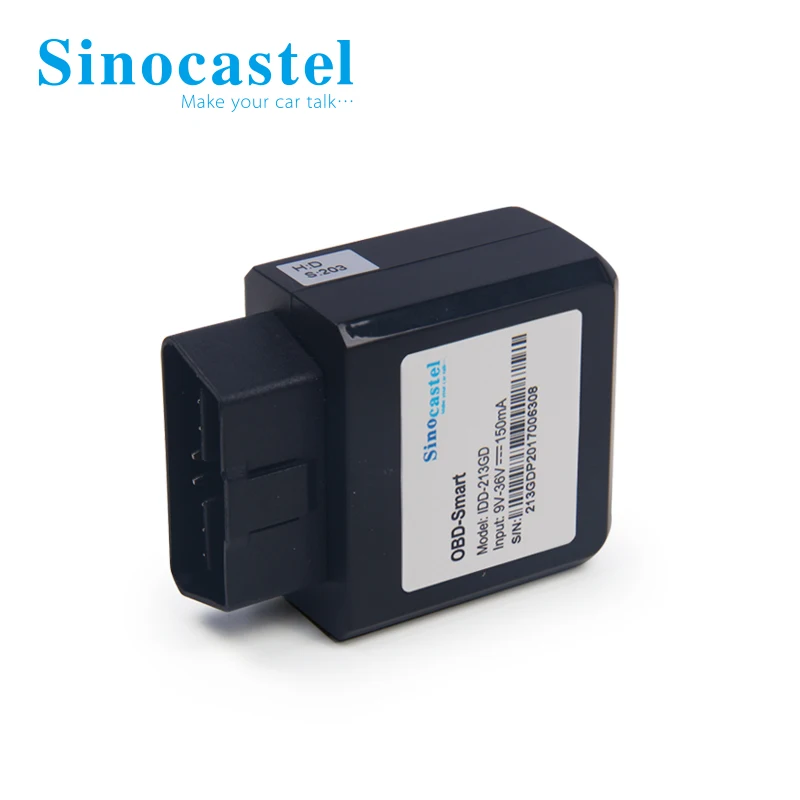 Sinocastel IDD-213GD Driving Behavior And Fuel Monitoring 2G OBD Vehicle GPS Tracker