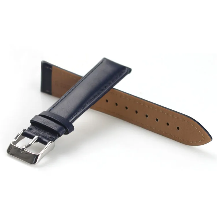 20mm 22mm Vintage Genuine Leather Watch Band Luxury Leather Watch Strap