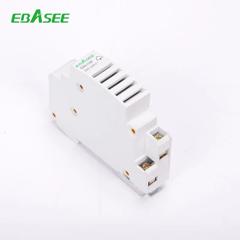 CE CB certificated 230V C45D Modular DIN Rail Indicator Lamp Buzzer and Bell