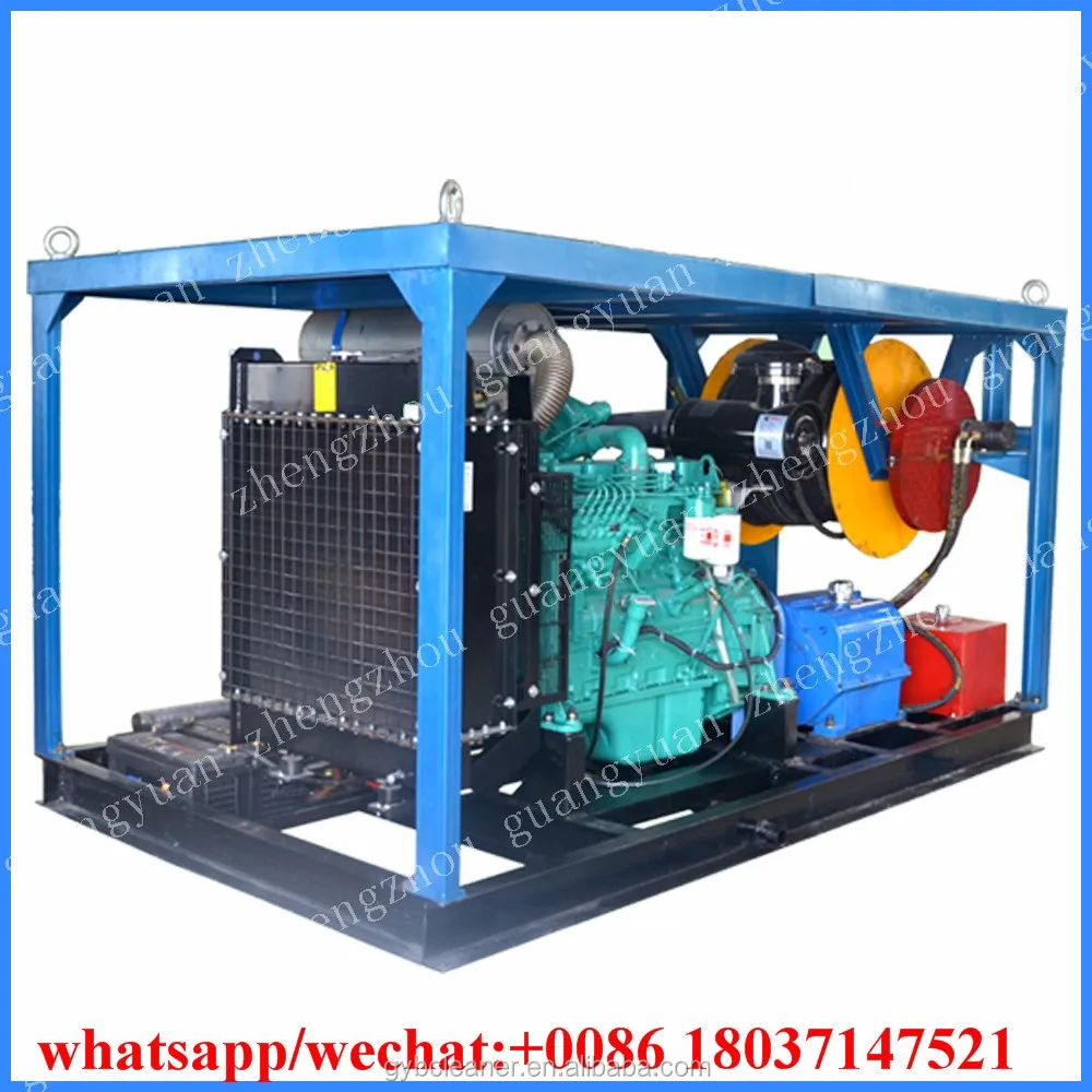 rust remove marine industrial water jet petrol diesel engine 500bar electric power ultra- high pressure cleaner