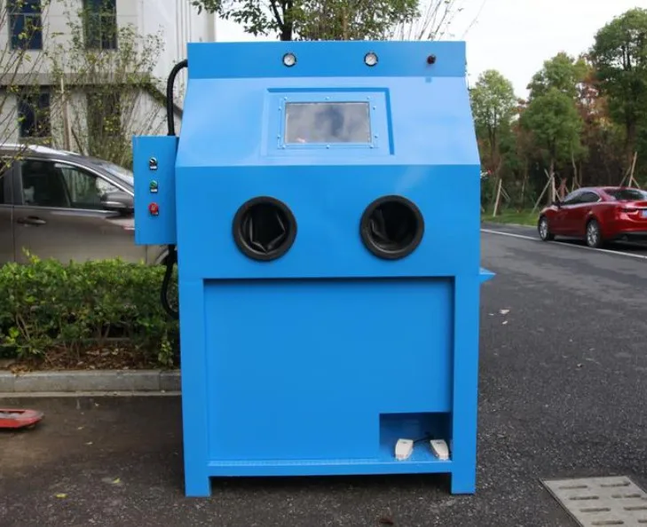 Stainless Steel  Water Liquid Dust free Abrasive Sand Blasting Cabinet