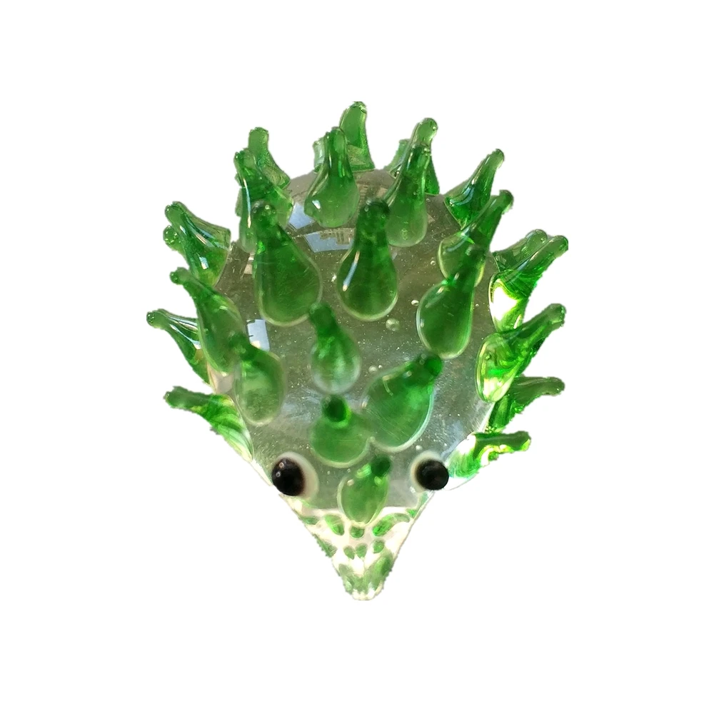 Фигурка Ежика из муранского стекла ручной работы