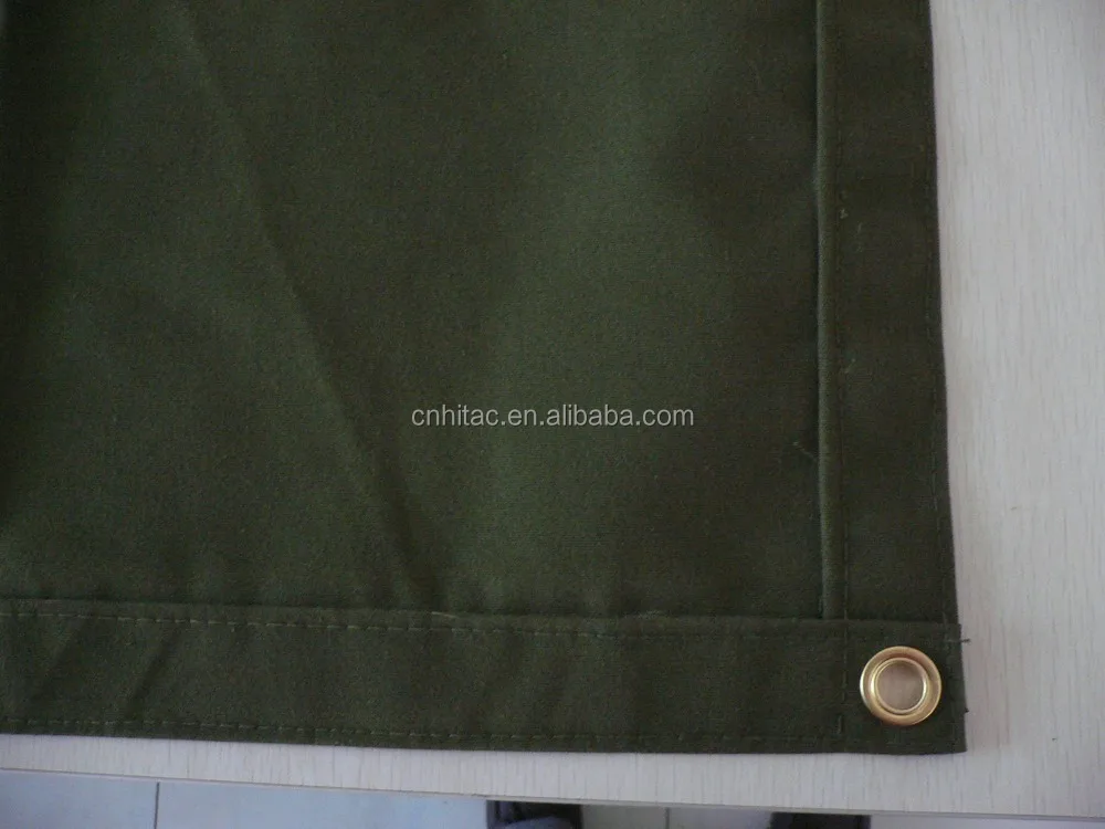Made To Measure Heavy Duty Army Green Canvas Tarpaulin,18oz Canvas Tarp