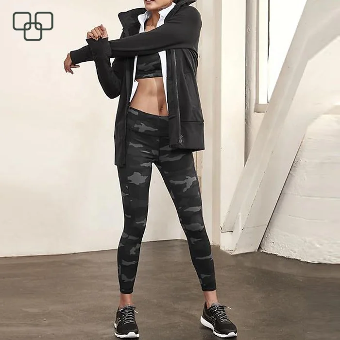 2019 Polyester Tights Women Active Subliate Pants Fitness Sports Leggings